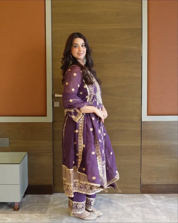 Purple_Premium_Synthetic_Dress_For_Women