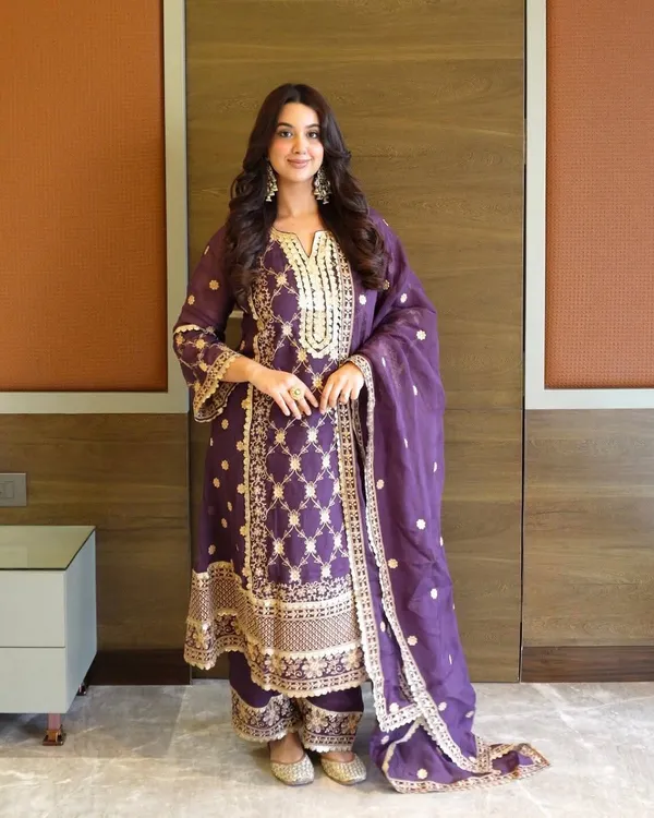 Purple_Premium_Synthetic_Dress_For_Women