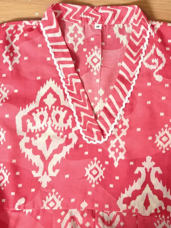 Pink_Rayon_Premium_Suit_Set_For_Girl_And__Women