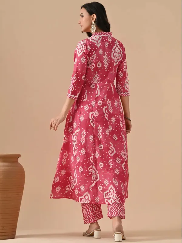Pink_Rayon_Premium_Suit_Set_For_Girl_And__Women