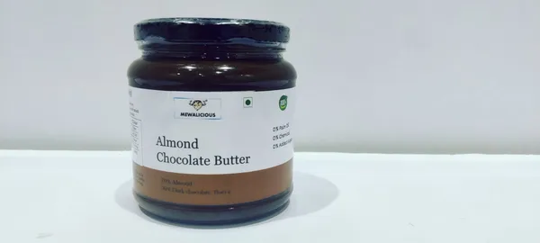 Mewalicious_Roasted_Almond_Butter_With_Dark_Chocolate_Plain_(225gm)