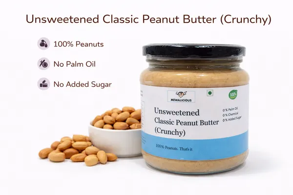 Mewalicious_Unsweetened_Classic_Peanut_Butter_Crunchy_Pack_Of_1_(225gm)