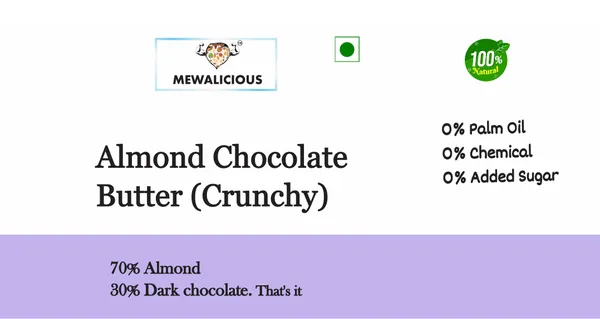 Mewalicious_Roasted_Almond_Butter_With_Dark_Chocolate_Crunchy_(225gm)