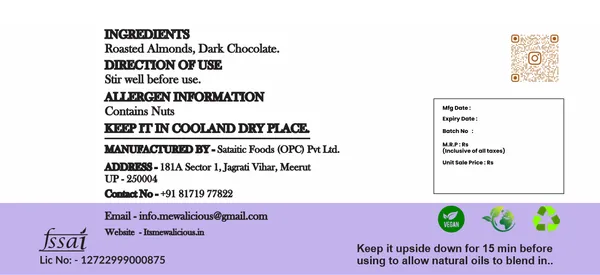 Mewalicious_Roasted_Almond_Butter_With_Dark_Chocolate_Crunchy_(225gm)