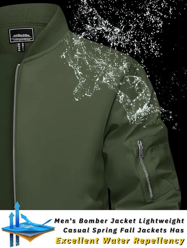 Olive_Green_and_Dark_Grey_Premium_Polyester_Zipper_Jacket_For_Men