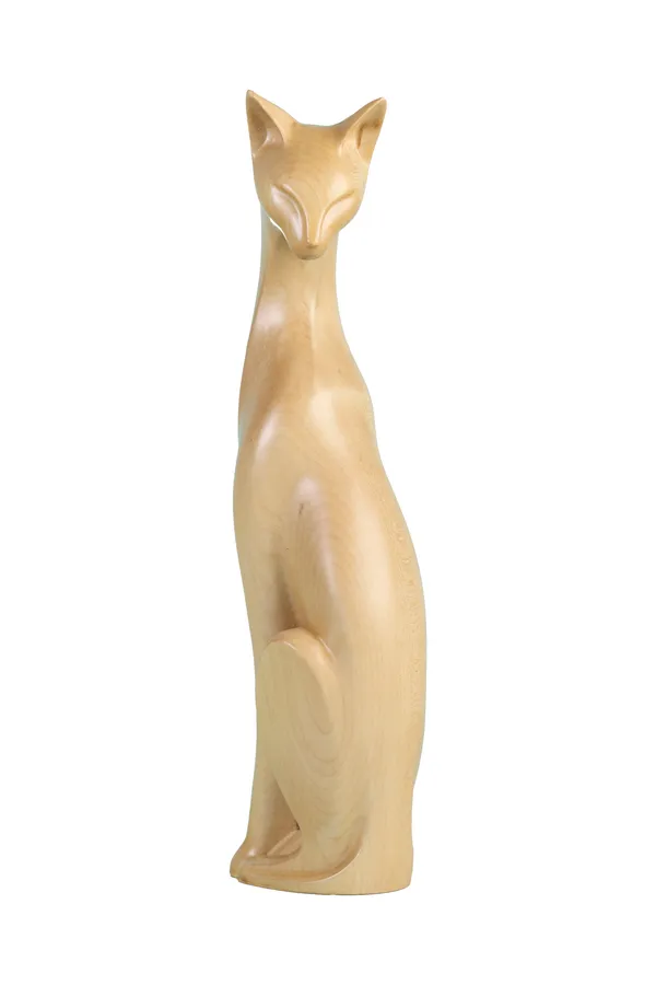 Koa_Cat_F_Cream_Beige_Maple_Luxury_Wooden_Sculptures_For_Home_Decor