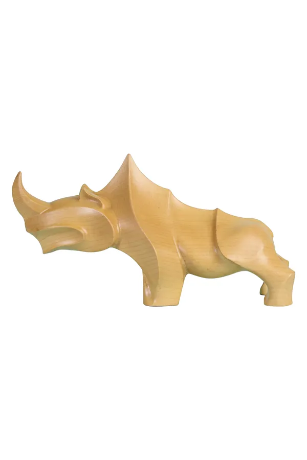 Savannah_Rhino_Cream_Beige_Maple_Luxury_Wooden_Sculptures_For_Home_Decor