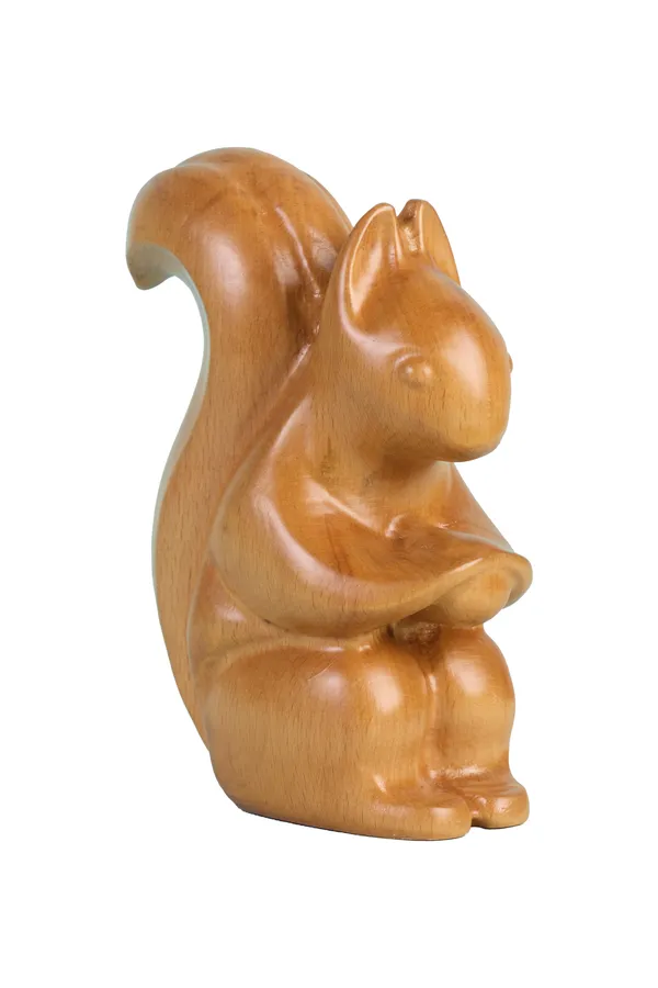 Nutkin_Squirrel_Pinkish_Brown_Steam_Beech_Luxury_Wooden_Sculptures_For_Home_Decor