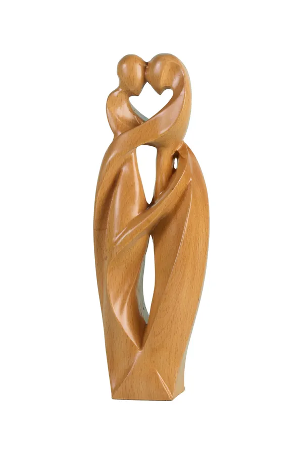 Eternal_Union_Pinkish_Brown_Steam_Beech_Artisan_Wooden_Sculptures_For_Home_Decor
