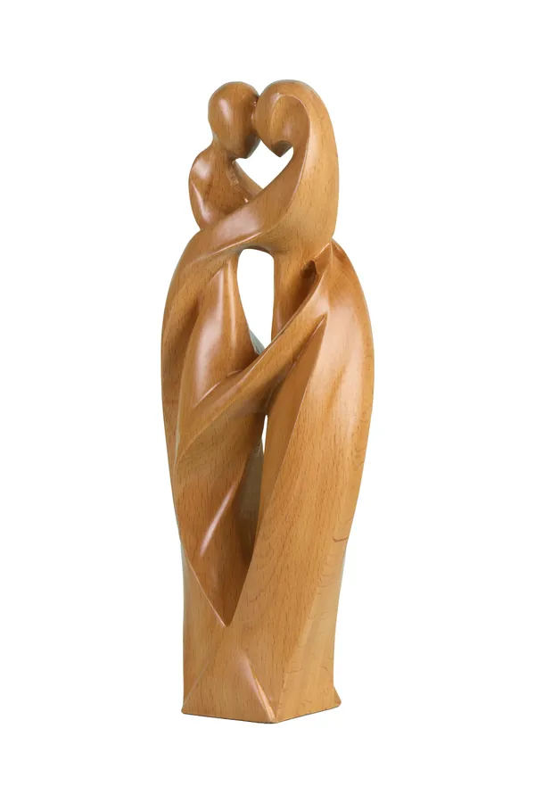 Eternal_Union_Pinkish_Brown_Steam_Beech_Artisan_Wooden_Sculptures_For_Home_Decor