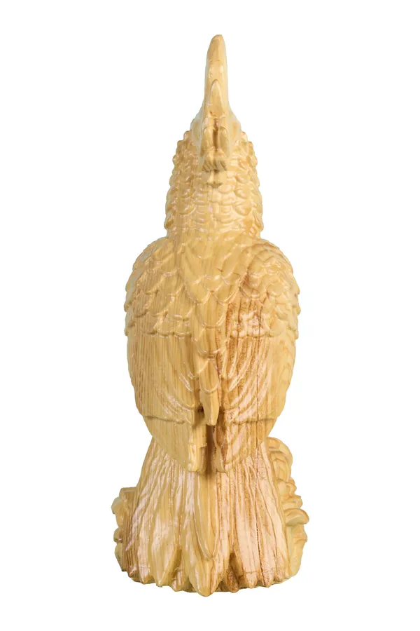 Quill_Parrot_Light_Yellow_Spruce_Wood_Luxury_Wooden_Sculptures_For_Home_Decor