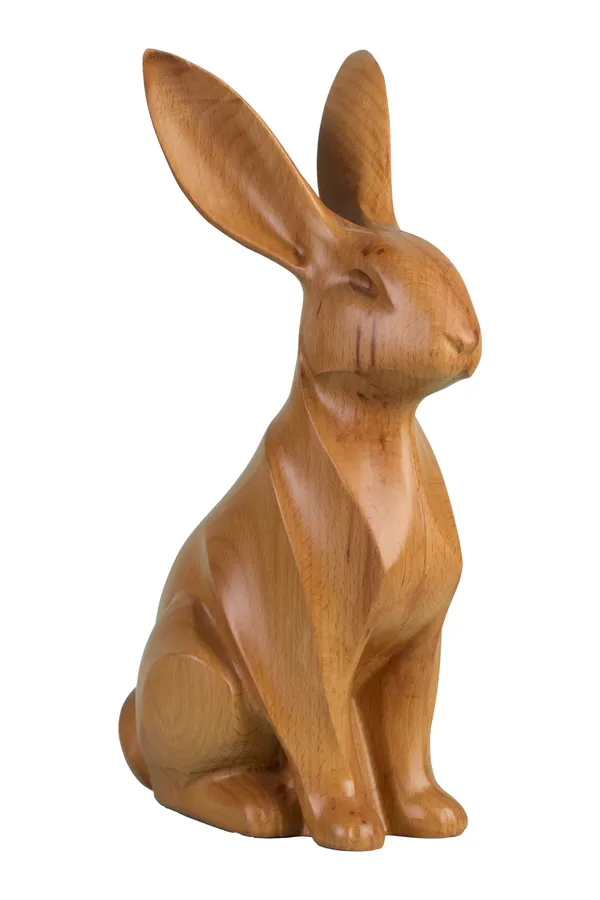 Meadow_Hare_Pinkish_Brown_Steam_Beech_Luxury_Wooden_Sculptures_For_Home_Decor