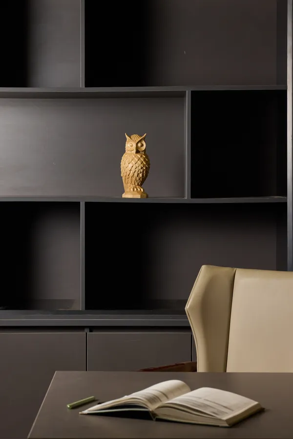 Nocturnal_Owl_Cream_Beige_Maple_Luxury_Wooden_Sculptures_For_Home_Decor