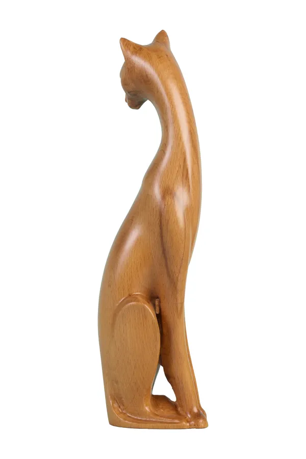 Koa_Cat_F_Pinkish_Brown_Steam_Beech_Luxury_Wooden_Sculptures_For_Home_Decor