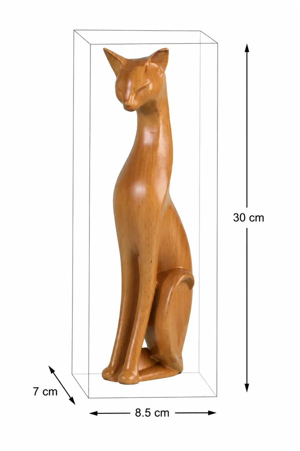 Alpha_Cat_M_Cream_Beige_Maple_Luxury_Wooden_Sculptures_For_Home_Decor