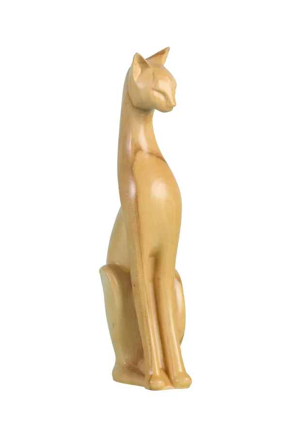 Alpha_Cat_M_Cream_Beige_Maple_Luxury_Wooden_Sculptures_For_Home_Decor