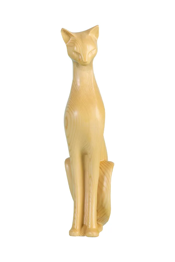 Alpha_Cat_M_Light_Yellow_Spruce_Wood_Luxury_Wooden_Sculptures_For_Home_Decor