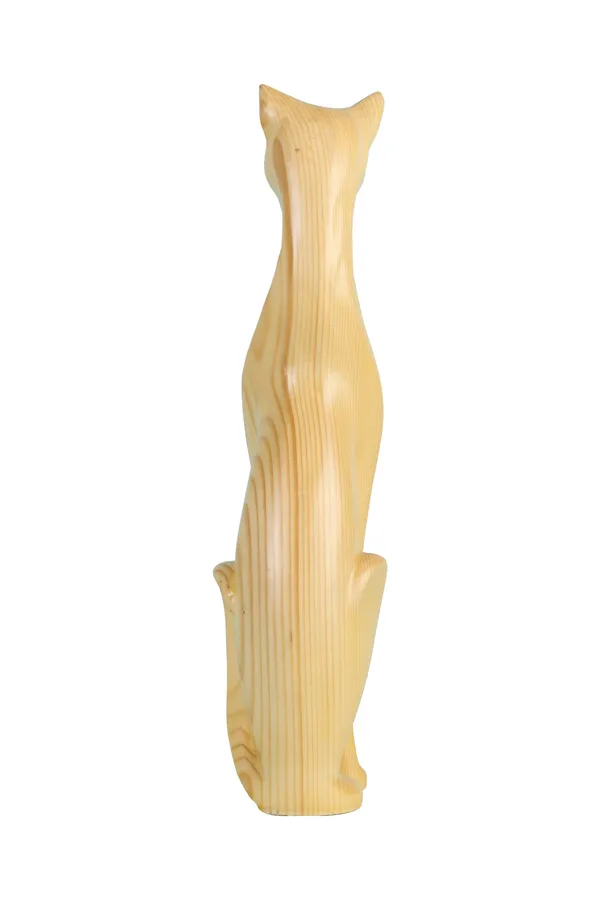 Alpha_Cat_M_Light_Yellow_Spruce_Wood_Luxury_Wooden_Sculptures_For_Home_Decor