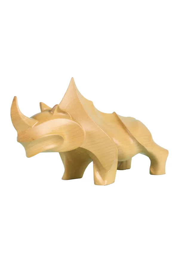 Savannah_Rhino_Cream_Beige_Maple_Luxury_Wooden_Sculptures_For_Home_Decor