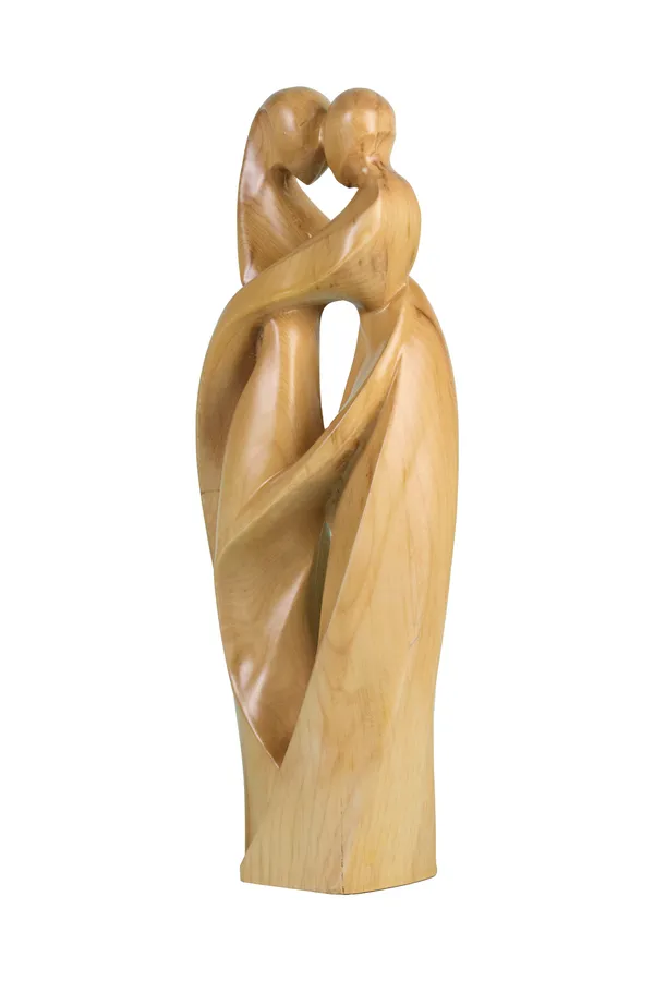 Eternal_Union_Cream_Beige_Maple_Artisan_Wooden_Sculptures_For_Home_Decor