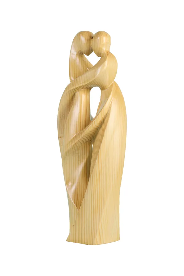 Eternal_Union_Light_Yellow_Spruce_Wood_Artisan_Wooden_Sculptures_For_Home_Decor