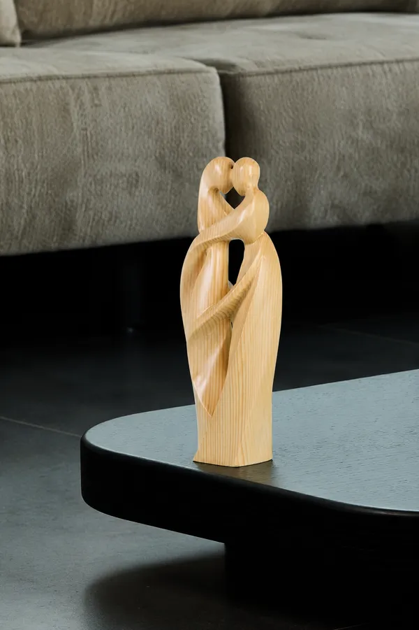 Eternal_Union_Light_Yellow_Spruce_Wood_Artisan_Wooden_Sculptures_For_Home_Decor