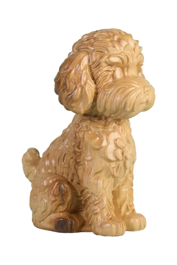 Wooly_Puppy_Cream_Beige_Maple_Luxury_Wooden_Sculptures_For_Home_Decor