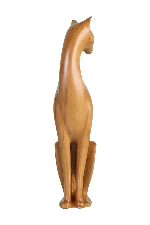 Koa_Cat_F_Pinkish_Brown_Steam_Beech_Luxury_Wooden_Sculptures_For_Home_Decor