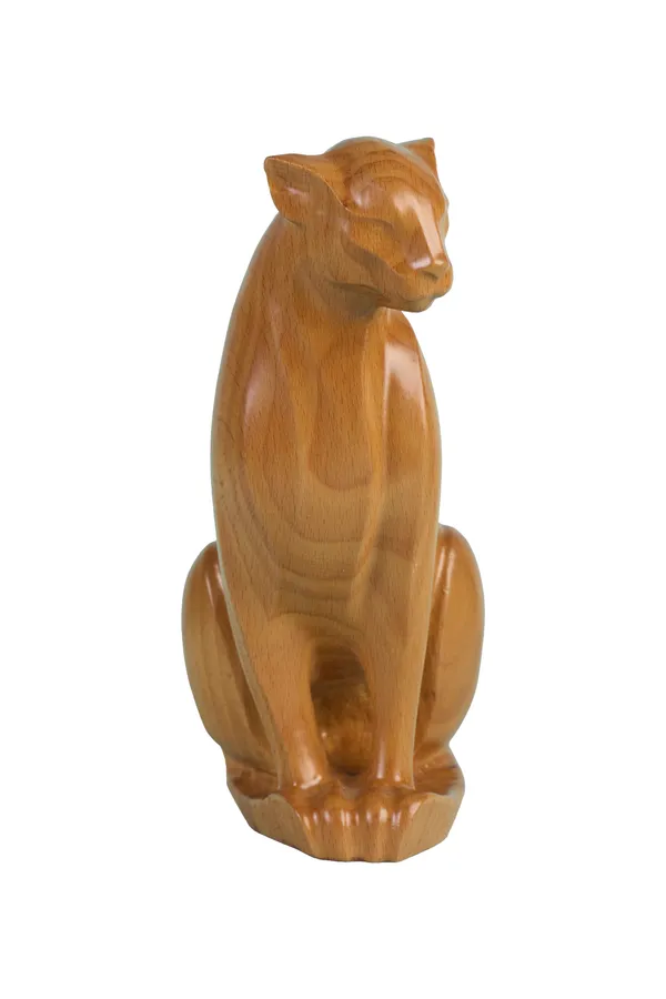 Shadow_Jaguar_Pinkish_Brown_Steam_Beech_Luxury_Wooden_Sculptures_For_Home_Decor