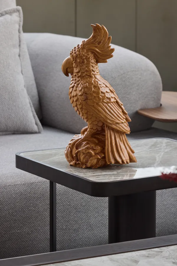 Quill_Parrot_Pinkish_Brown_Steam_Beech_Luxury_Wooden_Sculptures_For_Home_Decor