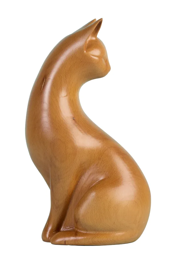Luna_Cat_Pinkish_Brown_Steam_Beech_Luxury_Wooden_Sculptures_For_Home_Decor