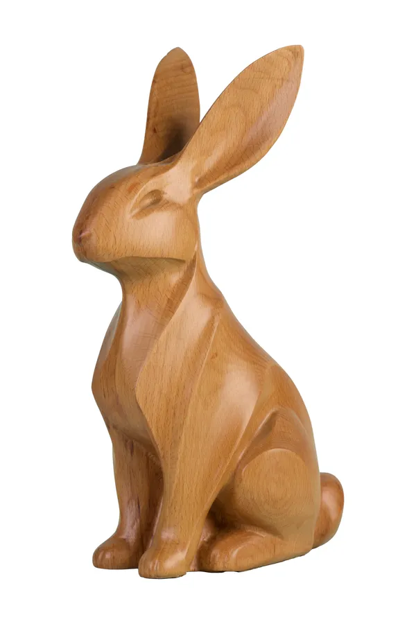 Meadow_Hare_Pinkish_Brown_Steam_Beech_Luxury_Wooden_Sculptures_For_Home_Decor