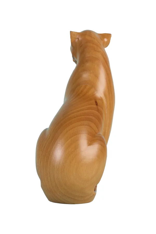 Shadow_Jaguar_Pinkish_Brown_Steam_Beech_Luxury_Wooden_Sculptures_For_Home_Decor