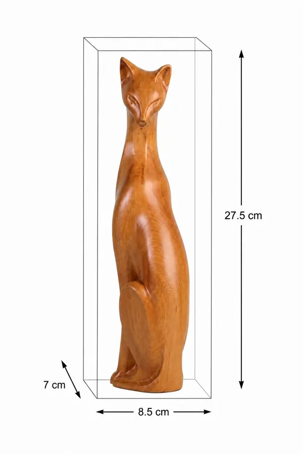 Koa_Cat_F_Light_Yellow_Spruce_Wood_Luxury_Wooden_Sculptures_For_Home_Decor