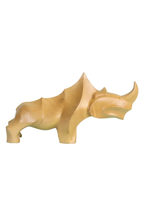 Savannah_Rhino_Cream_Beige_Maple_Luxury_Wooden_Sculptures_For_Home_Decor