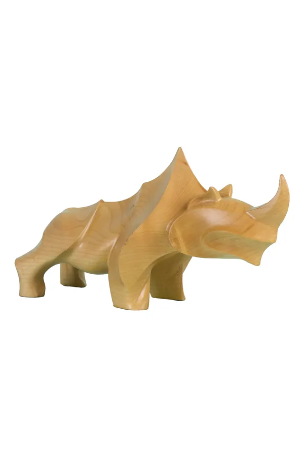 Savannah_Rhino_Cream_Beige_Maple_Luxury_Wooden_Sculptures_For_Home_Decor