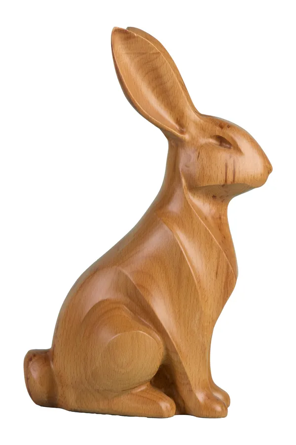 Meadow_Hare_Pinkish_Brown_Steam_Beech_Luxury_Wooden_Sculptures_For_Home_Decor