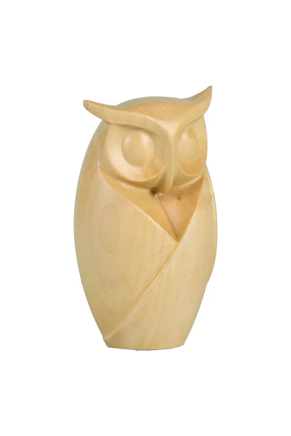 Twilight_Owl_Cream_Beige_Maple_Luxury_Wooden_Sculptures_For_Home_Decor