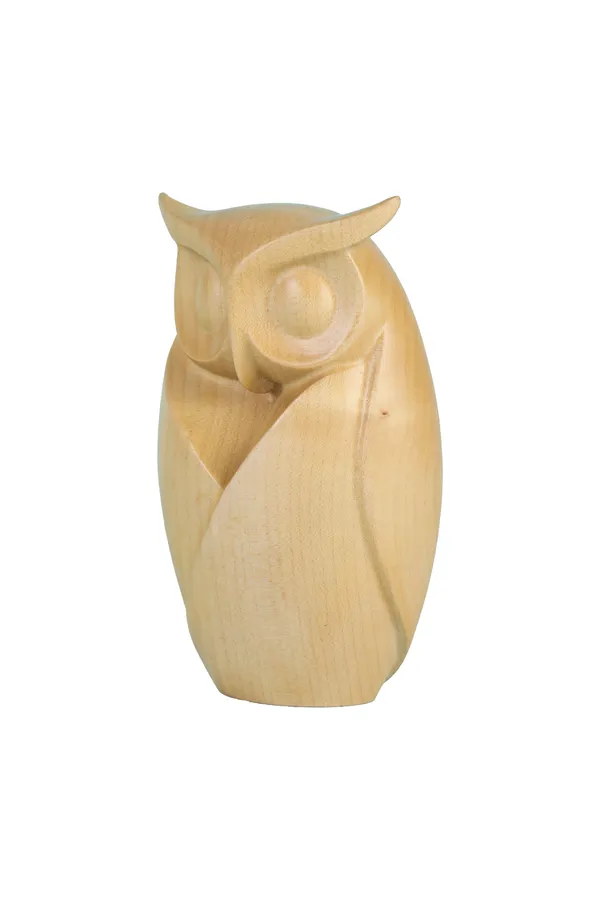 Twilight_Owl_Cream_Beige_Maple_Luxury_Wooden_Sculptures_For_Home_Decor