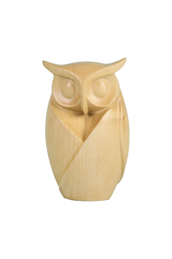 Twilight_Owl_Cream_Beige_Maple_Luxury_Wooden_Sculptures_For_Home_Decor