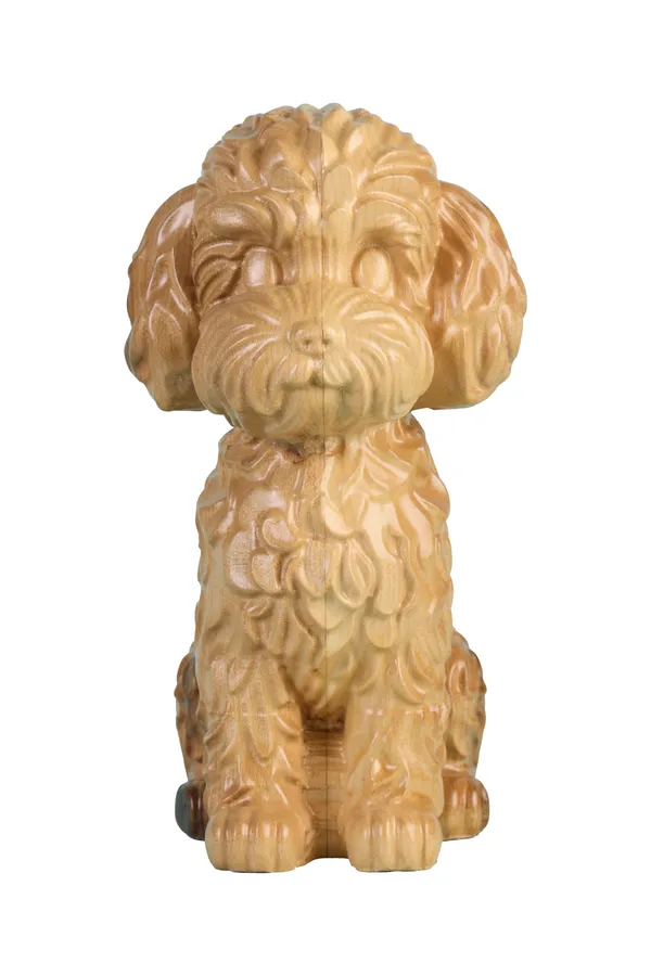 Wooly_Puppy_Cream_Beige_Maple_Luxury_Wooden_Sculptures_For_Home_Decor