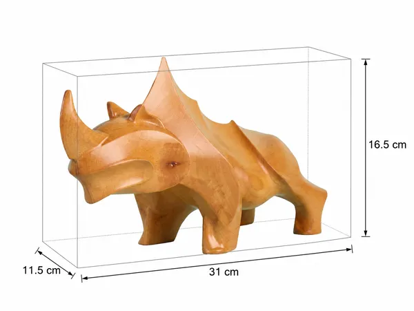 Savannah_Rhino_Cream_Beige_Maple_Luxury_Wooden_Sculptures_For_Home_Decor