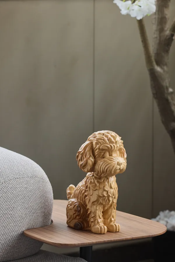 Wooly_Puppy_Cream_Beige_Maple_Luxury_Wooden_Sculptures_For_Home_Decor