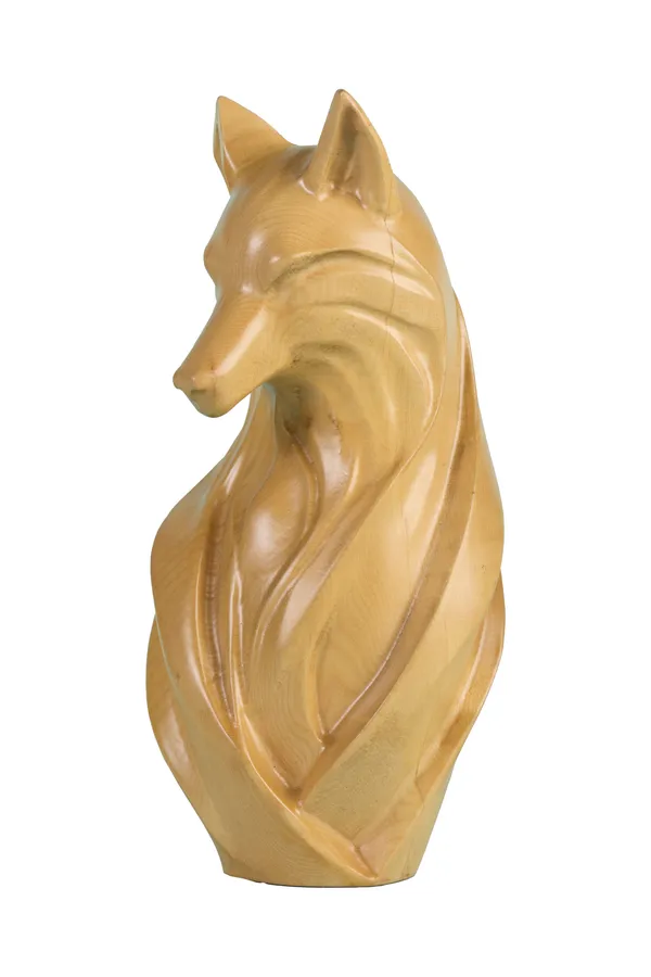 Ember_Fox_Cream_Beige_Maple_Luxury_Wooden_Sculptures_For_Home_Decor