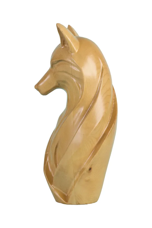 Ember_Fox_Cream_Beige_Maple_Luxury_Wooden_Sculptures_For_Home_Decor