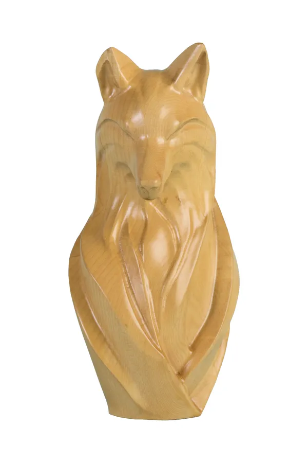 Ember_Fox_Cream_Beige_Maple_Luxury_Wooden_Sculptures_For_Home_Decor