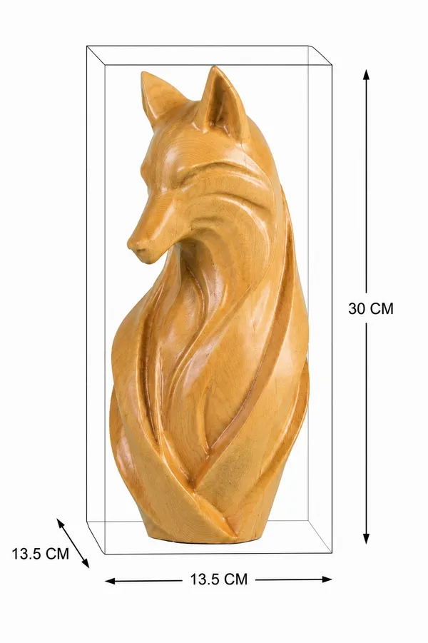 Ember_Fox_Cream_Beige_Maple_Luxury_Wooden_Sculptures_For_Home_Decor