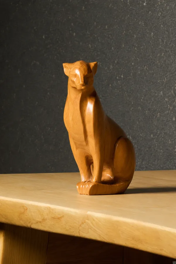 Shadow_Jaguar_Pinkish_Brown_Steam_Beech_Luxury_Wooden_Sculptures_For_Home_Decor
