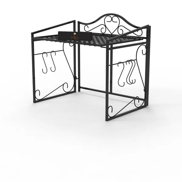 Black_2_Tier_Kitchen_Storage_Rack_Cabinet_Shelves_For_Organise_Cooking_Utensils_And_Microwave