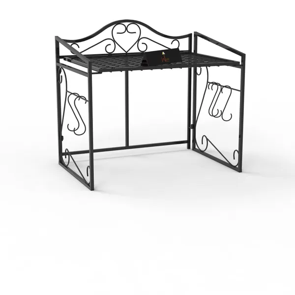 Black_2_Tier_Kitchen_Storage_Rack_Cabinet_Shelves_For_Organise_Cooking_Utensils_And_Microwave